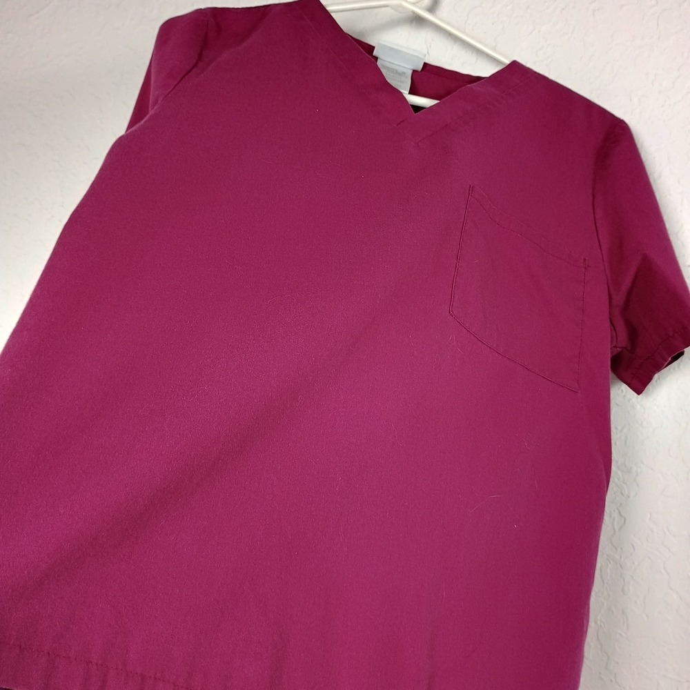 Scrubstar Women's V-Neck Scrub‎ Top Style WD820 Wine Extra Small XS